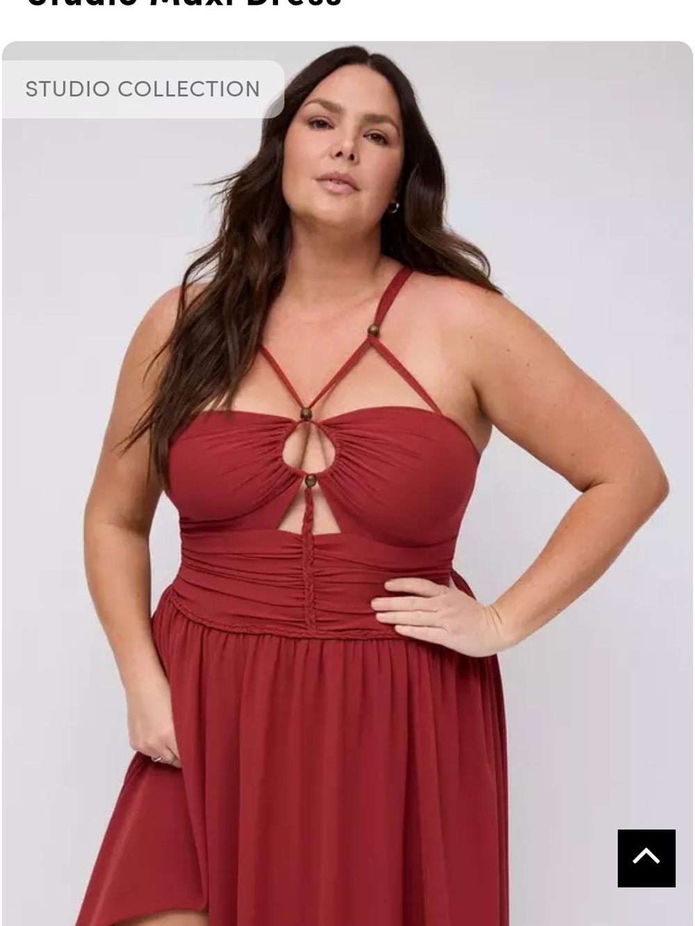 torrid Red Strappy Cutout Maxi Dress